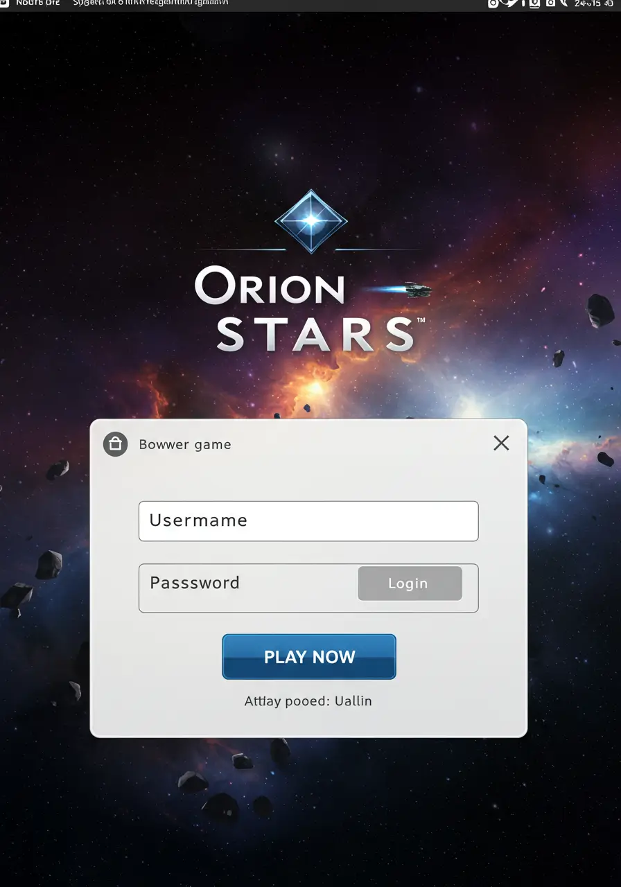 Orion stars login online play without downloading