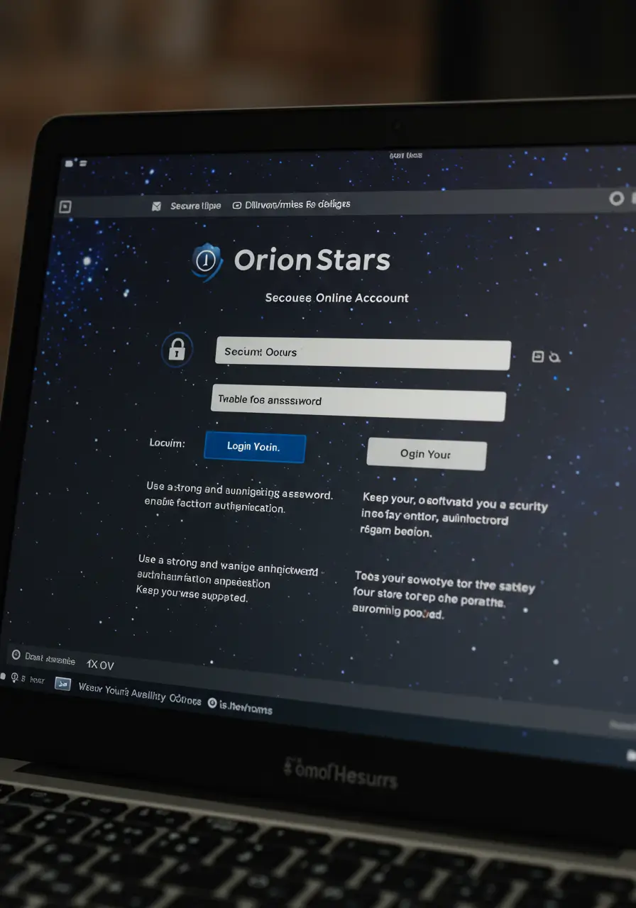 Orion Stars Online Account