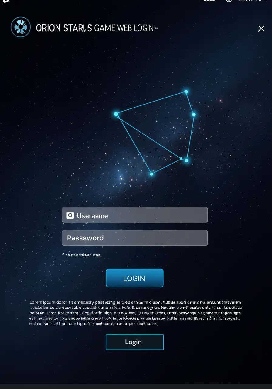 Orion Stars Web Login