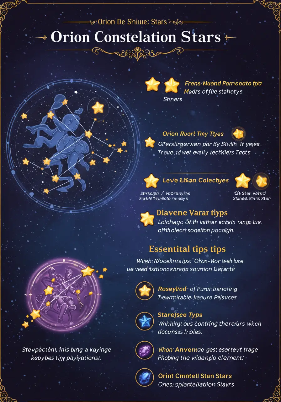 Orion Constellation Stars