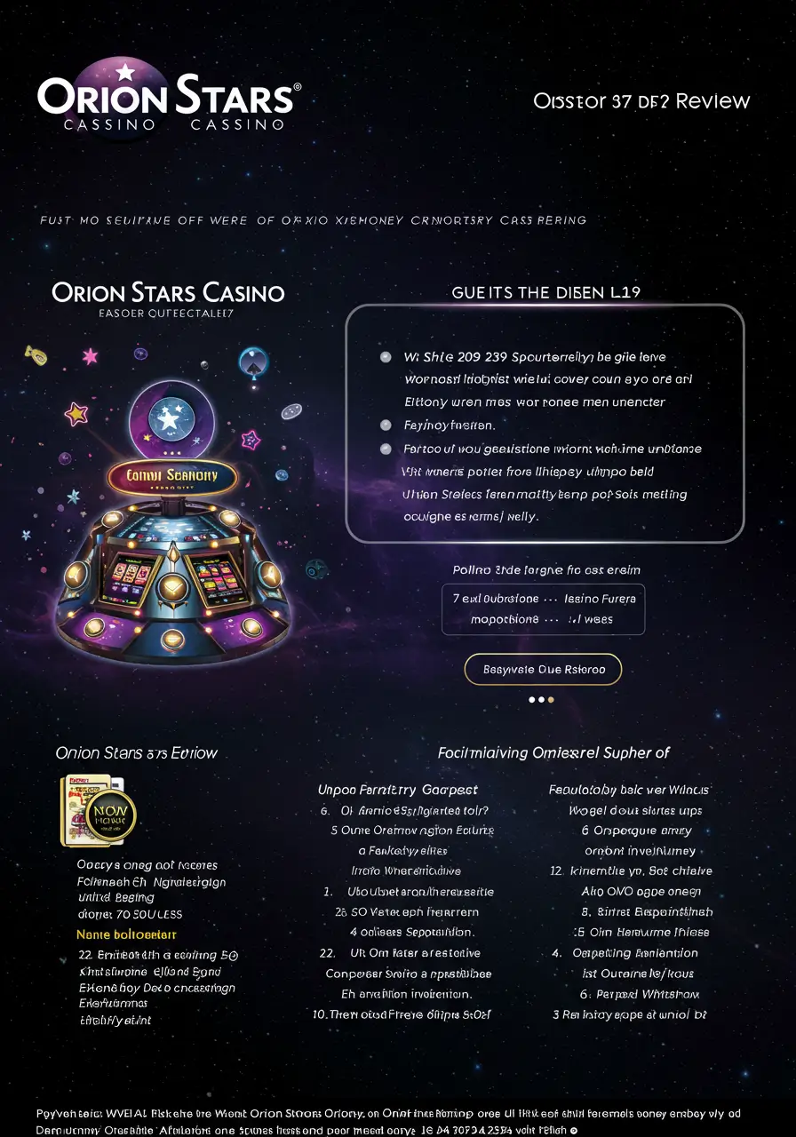 Orion Stars Casino Review